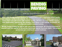 Tablet Screenshot of bendigpaving.com